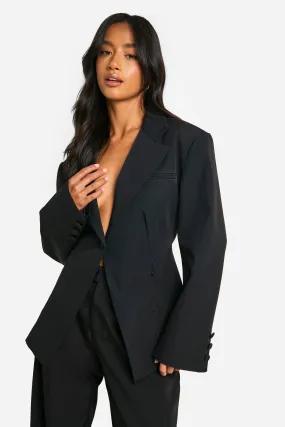 Petite Contour Shaped Waist Tailored Blazer