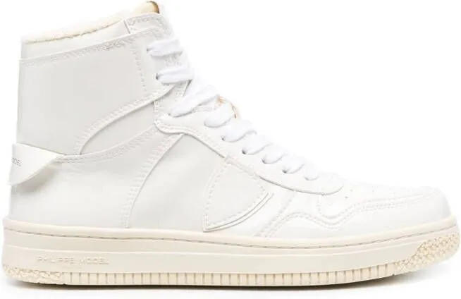 Philippe Model Paris lace-up high-top sneakers White