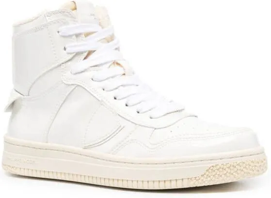 Philippe Model Paris lace-up high-top sneakers White