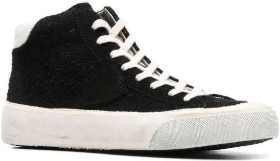 Philippe Model Paris Plaisir high-top sneakers Black