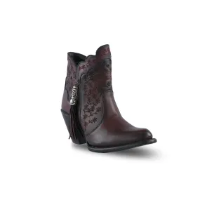 Platino Texas Country Womens Boot Peli Tinto Ximena