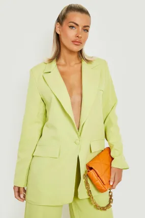 Plunge Relaxed Fit Tailored Blazer