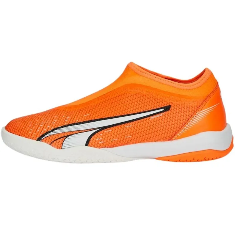 Puma Ultra Match Ll It + Mid Jr 107232 01 football shoes orange oranges and reds