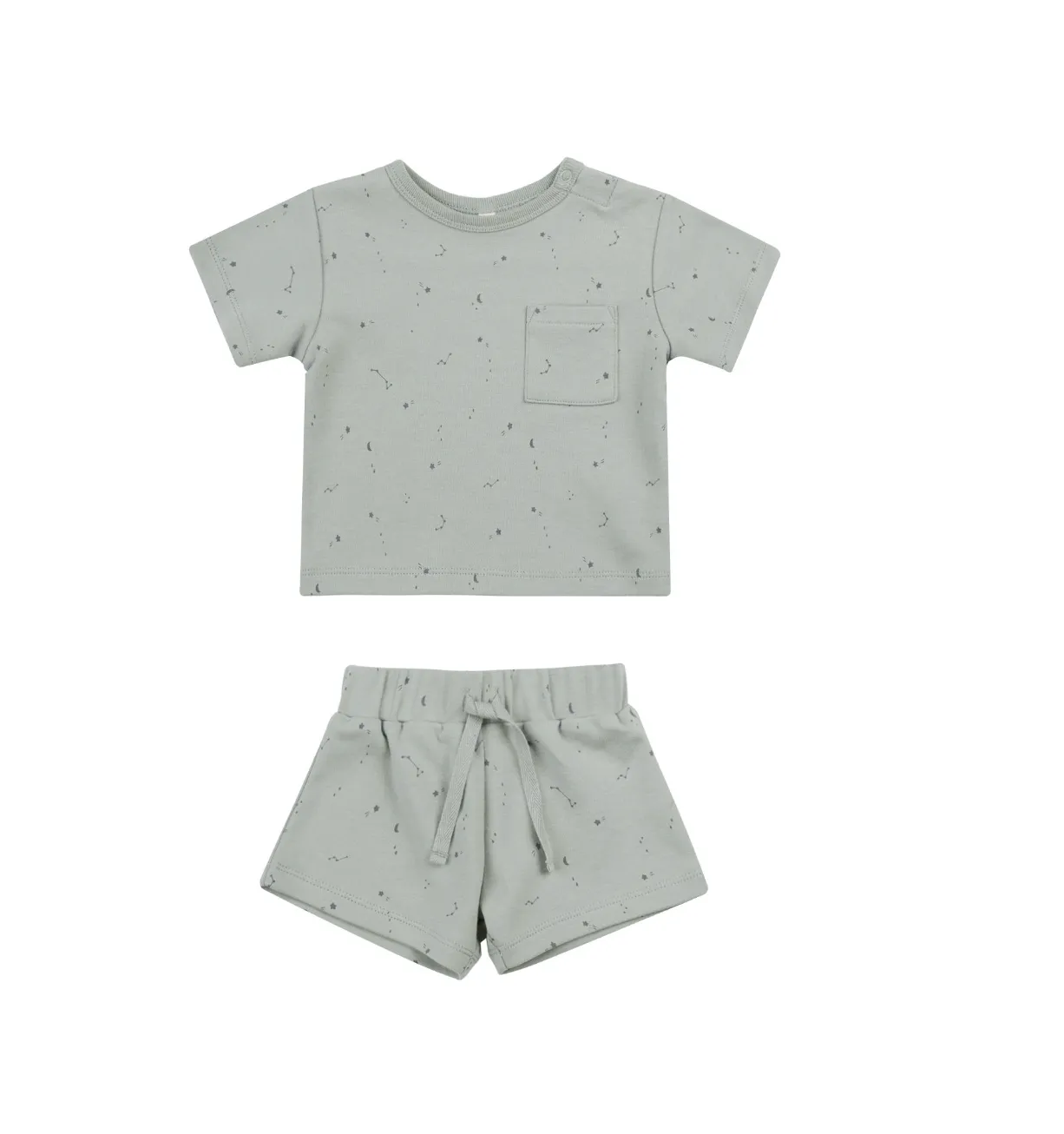 Quincy Mae - Constellations Boxy Pocket Tee + Short Set