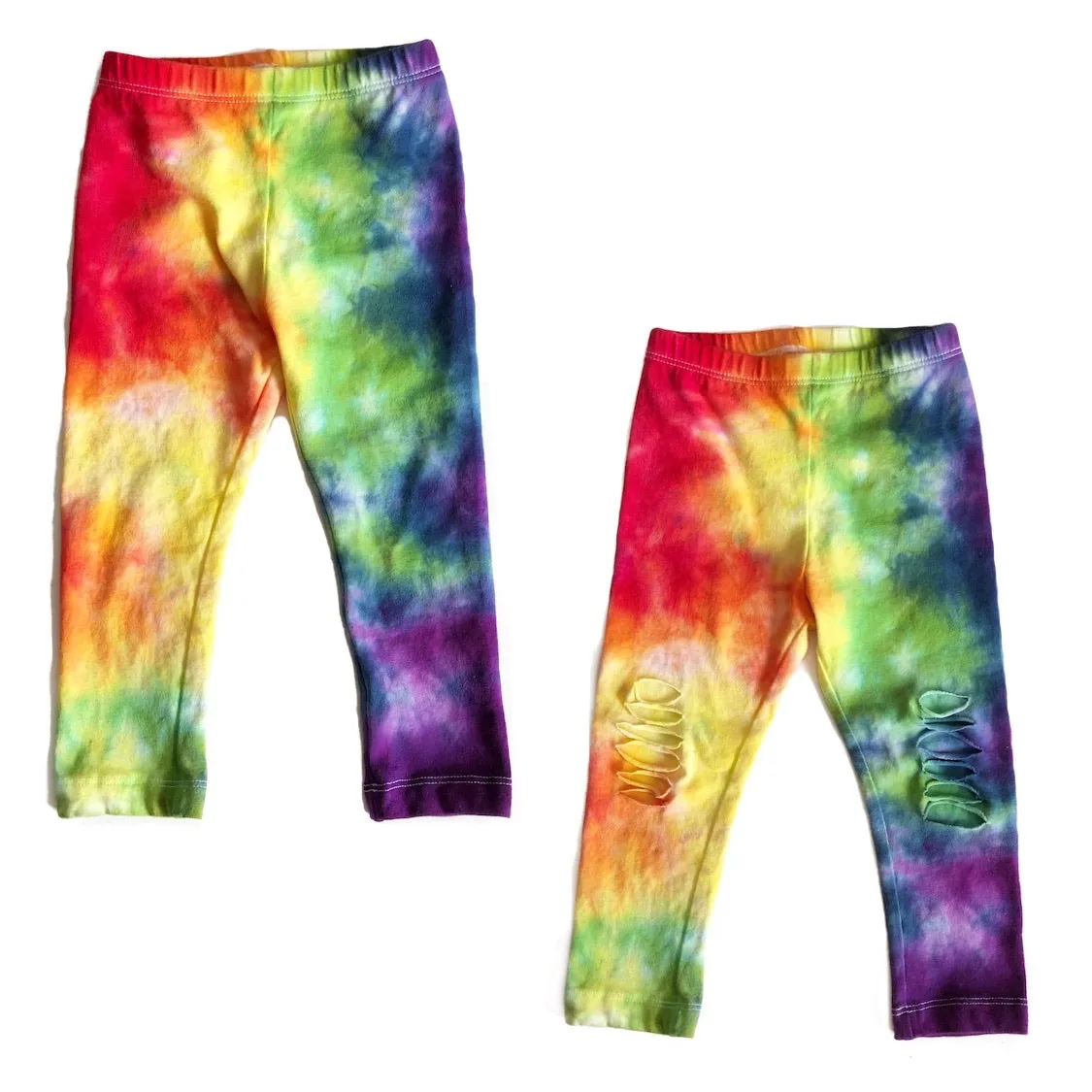 Rainbow Tie Dye Leggings