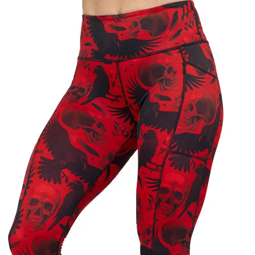 Raven Skull Leggings