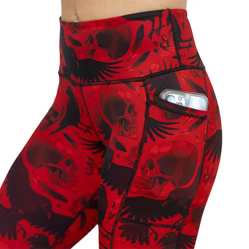 Raven Skull Leggings