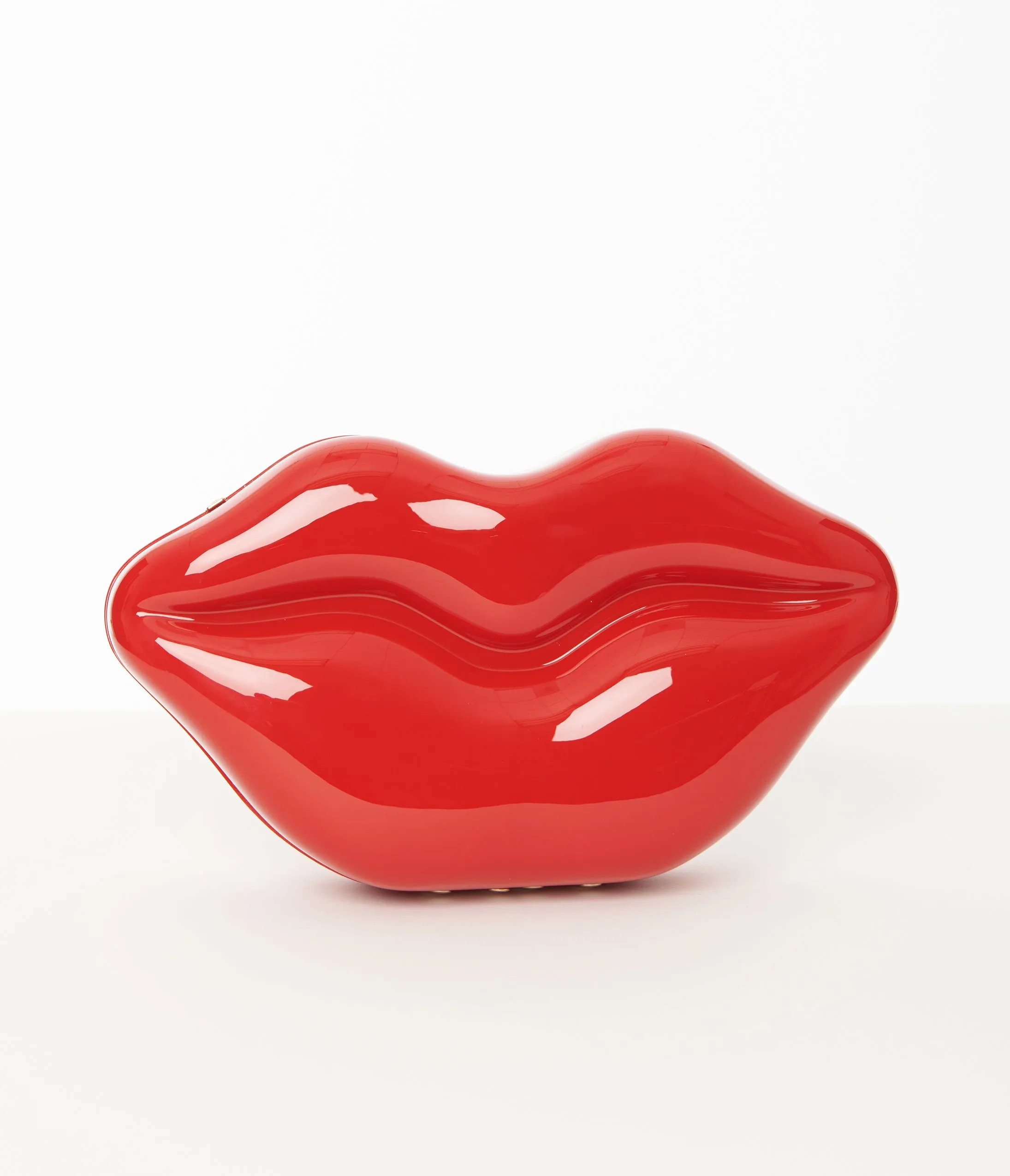 Red Lips Clutch Handbag