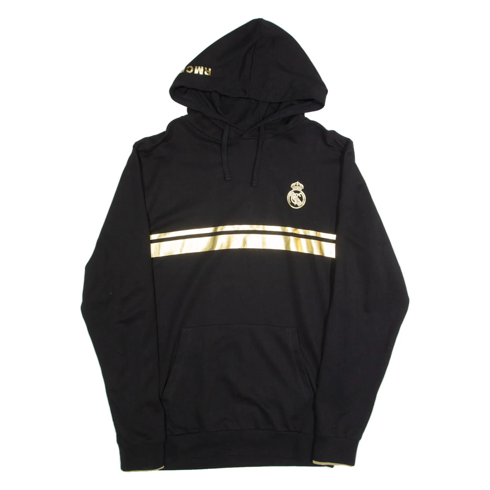 RMFC Mens Black Hoodie L