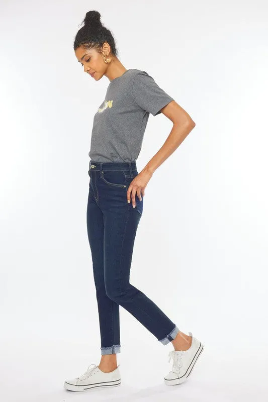 Rose High Rise Cigarette Jeans