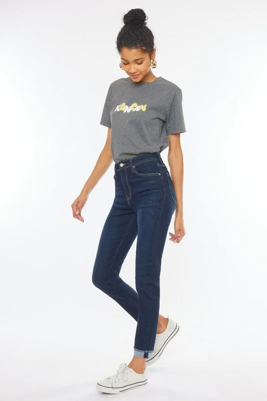 Rose High Rise Cigarette Jeans