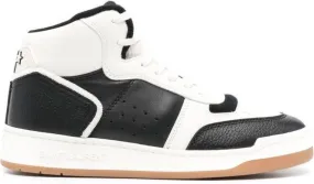 Saint Laurent colour-block high-top sneakers Black