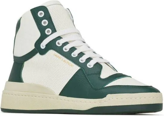 Saint Laurent high-top sneakers Green