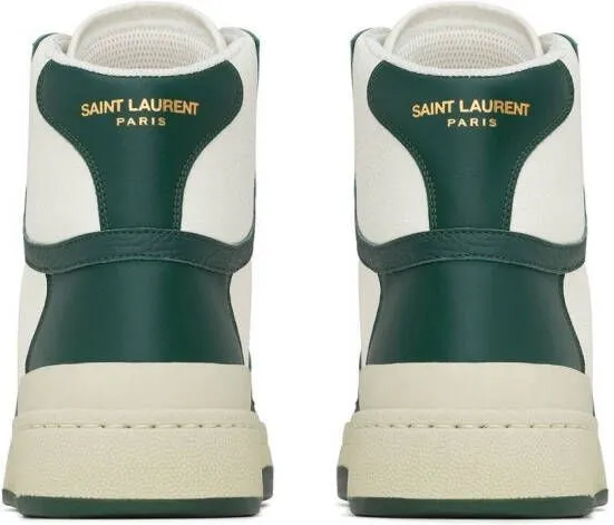 Saint Laurent high-top sneakers Green