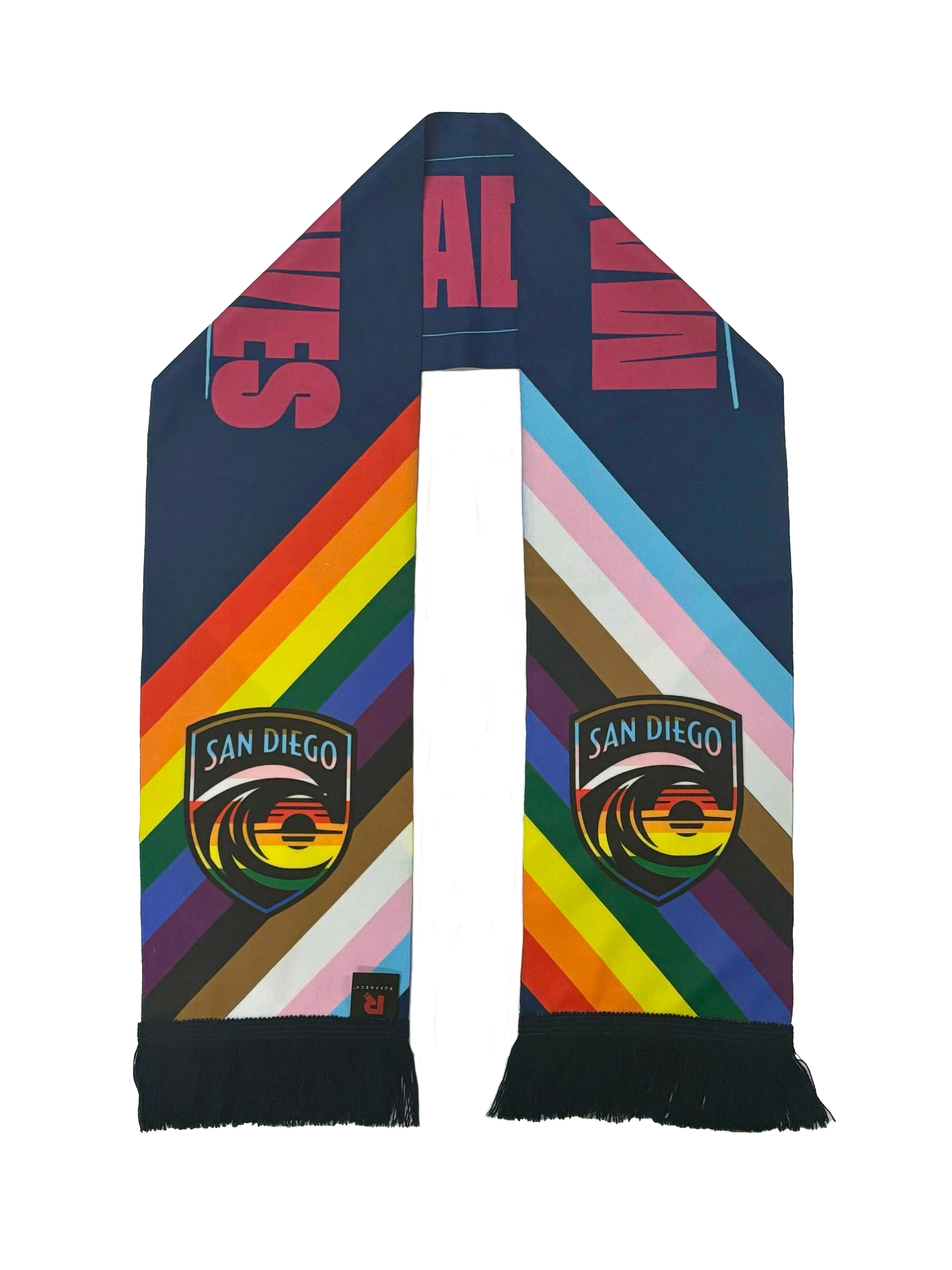 San Diego Wave FC Spread Love Make Waves 2024 Summer Scarf