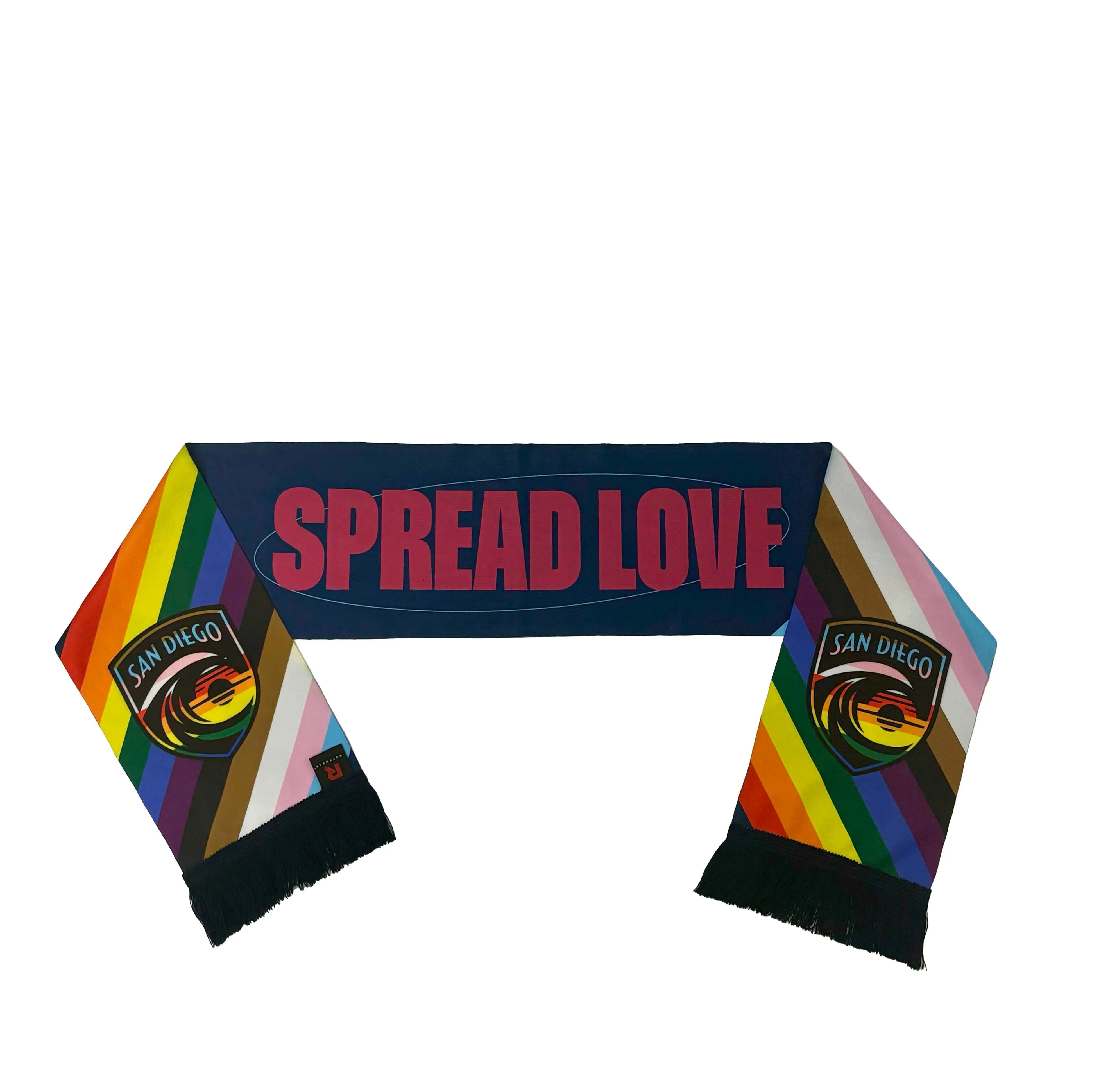 San Diego Wave FC Spread Love Make Waves 2024 Summer Scarf