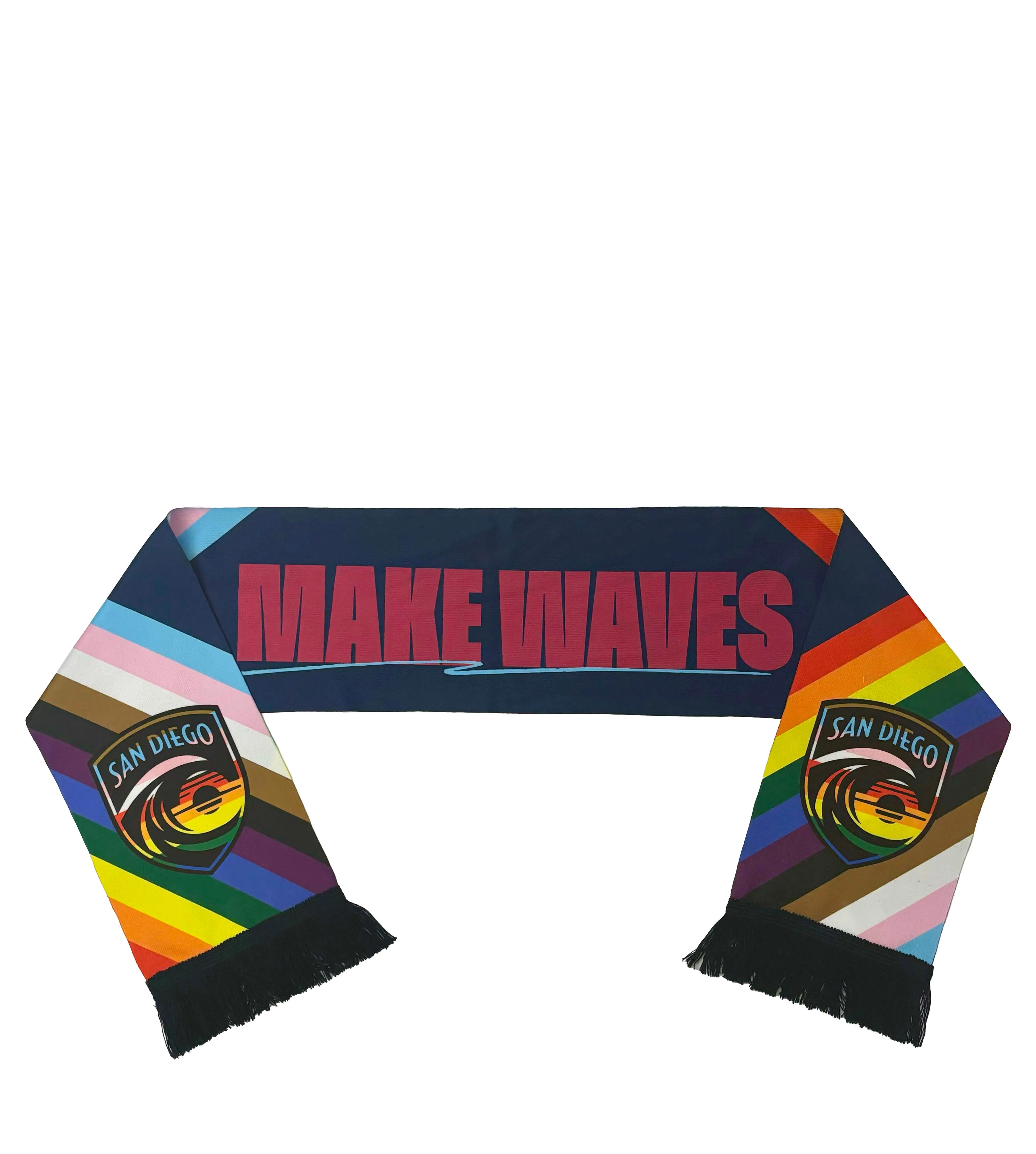 San Diego Wave FC Spread Love Make Waves 2024 Summer Scarf