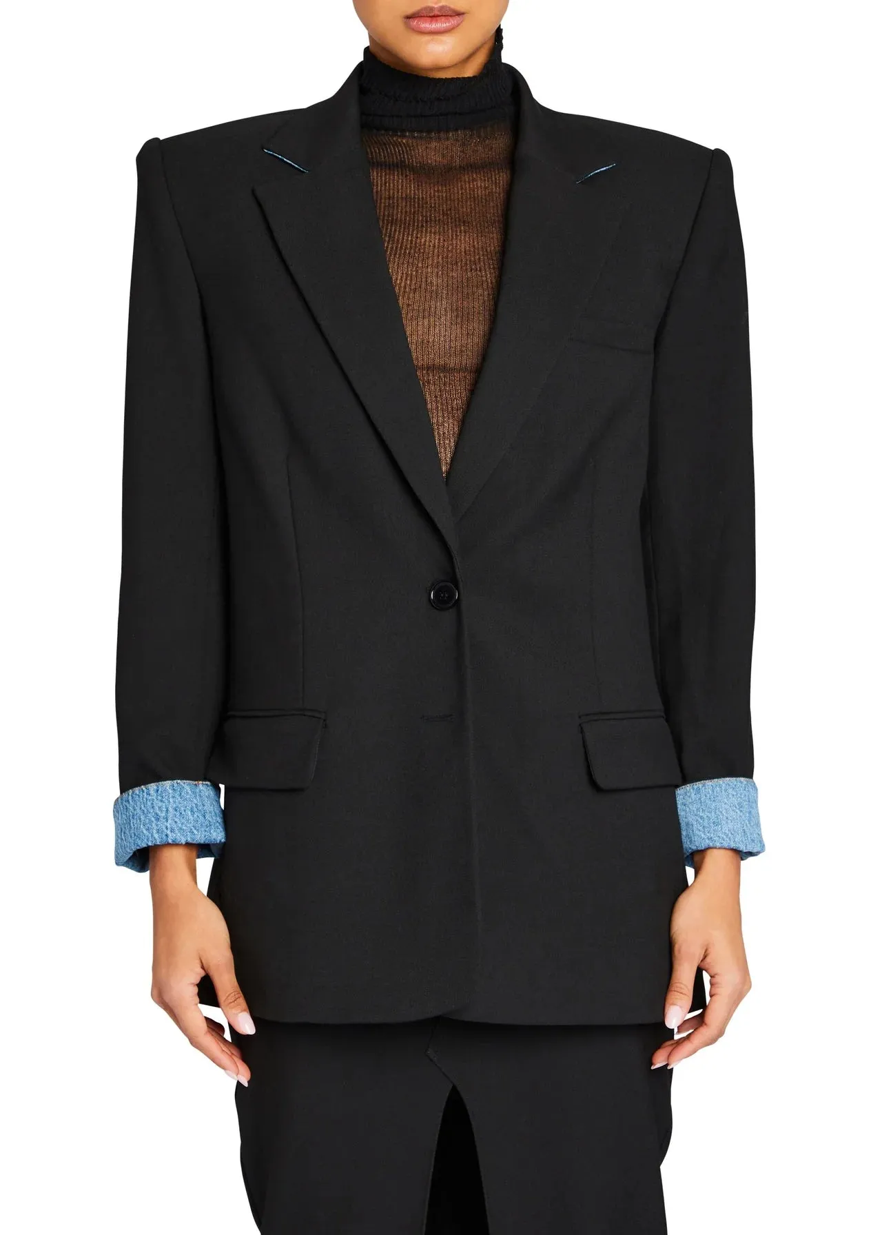 Ser.o.ya - Winona Blazer - Black/River