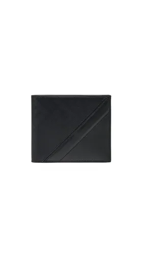 Shadow Diagonal Wallet - Black