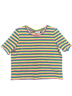 Size 16 - L.F. Markey Rodney Multi Stripe T-shirt