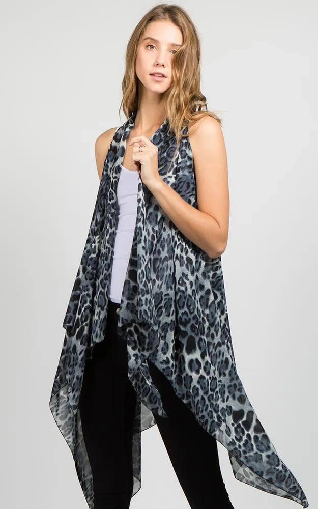 SN29/PN29 Leopard Pattern Long Vest