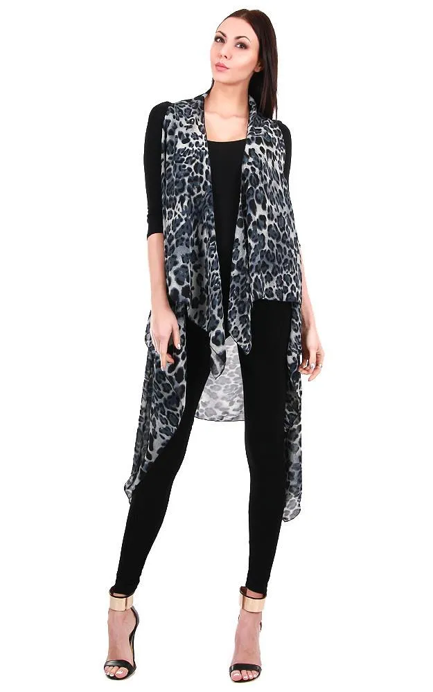 SN29/PN29 Leopard Pattern Long Vest