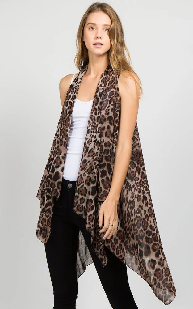 SN29/PN29 Leopard Pattern Long Vest