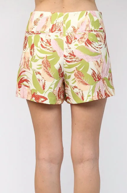 SPRING PALMS SKORT