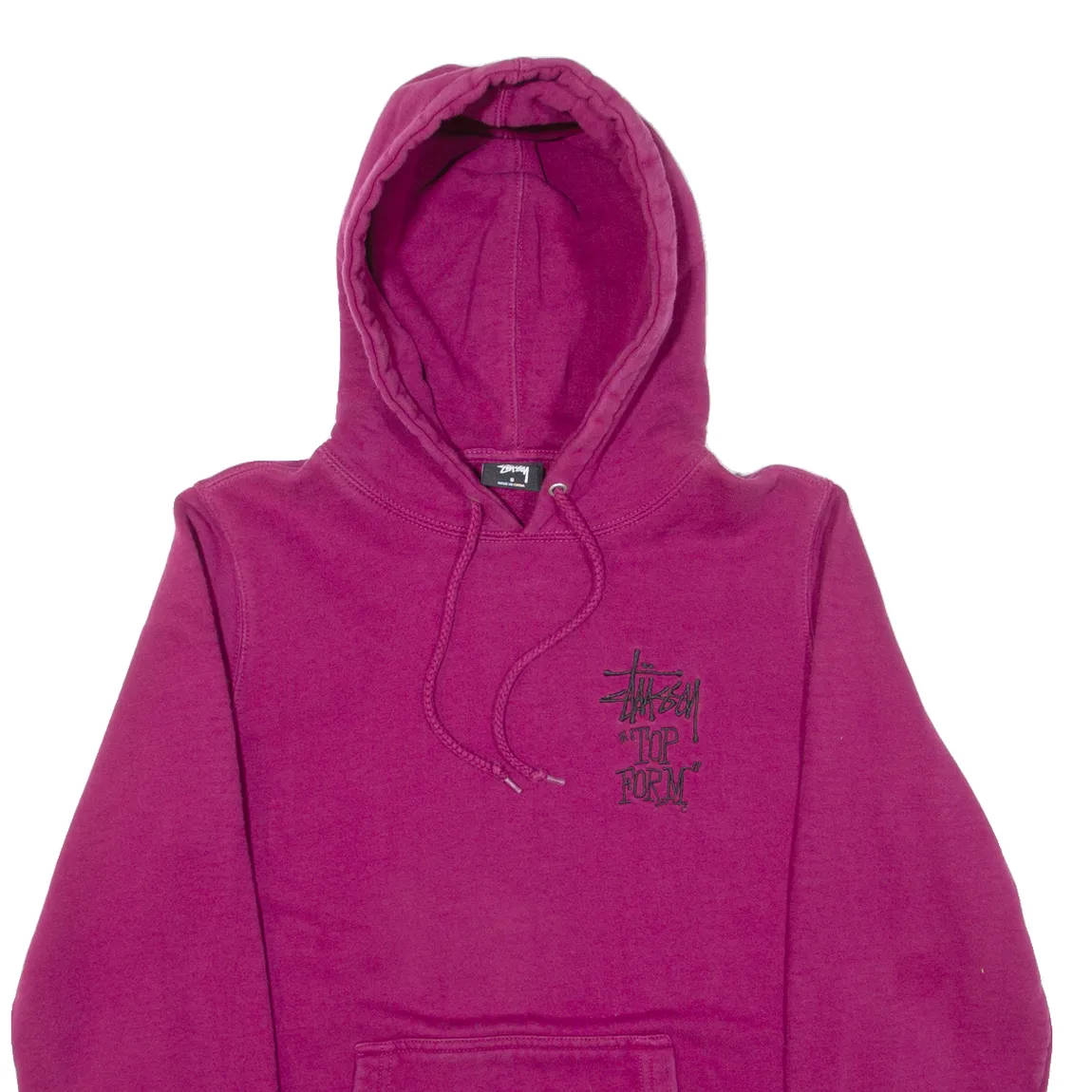 STUSSY Mens Pink Hoodie S