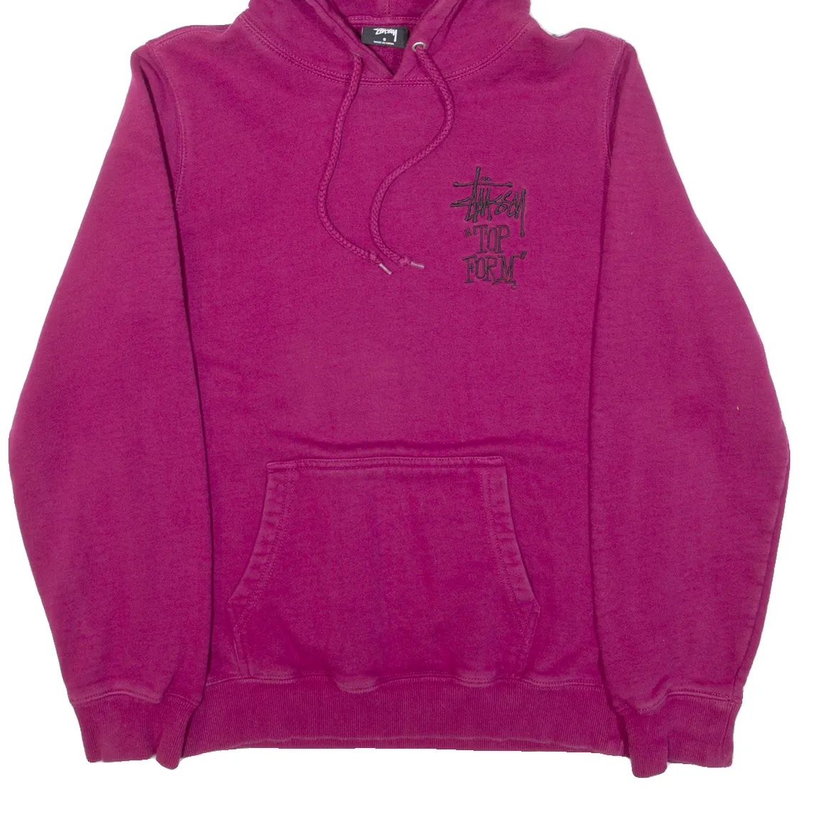 STUSSY Mens Pink Hoodie S