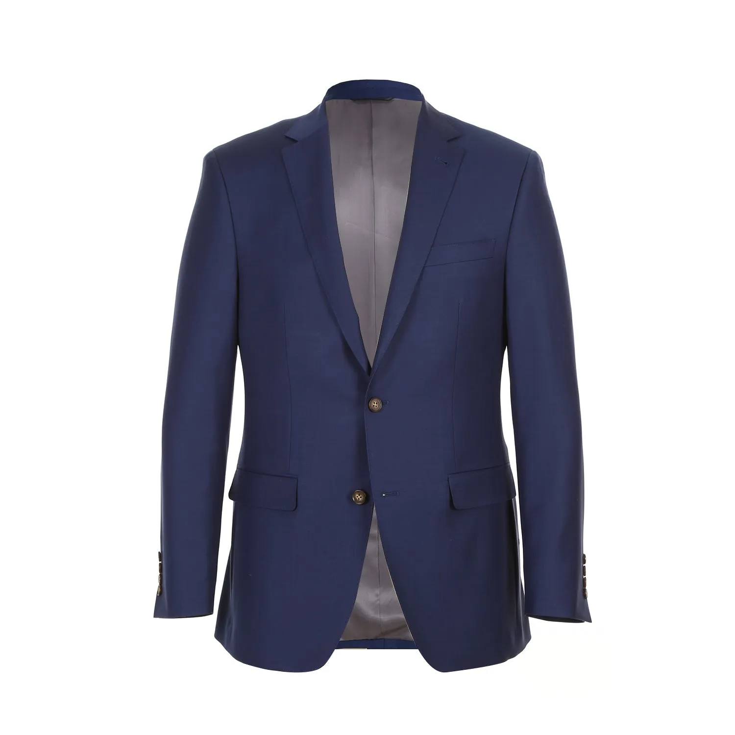 Super 150s Wool 2-Button Half-Canvas MODERN FIT Suit in Blue (Short, Regular, and Long Available) by Rivelino