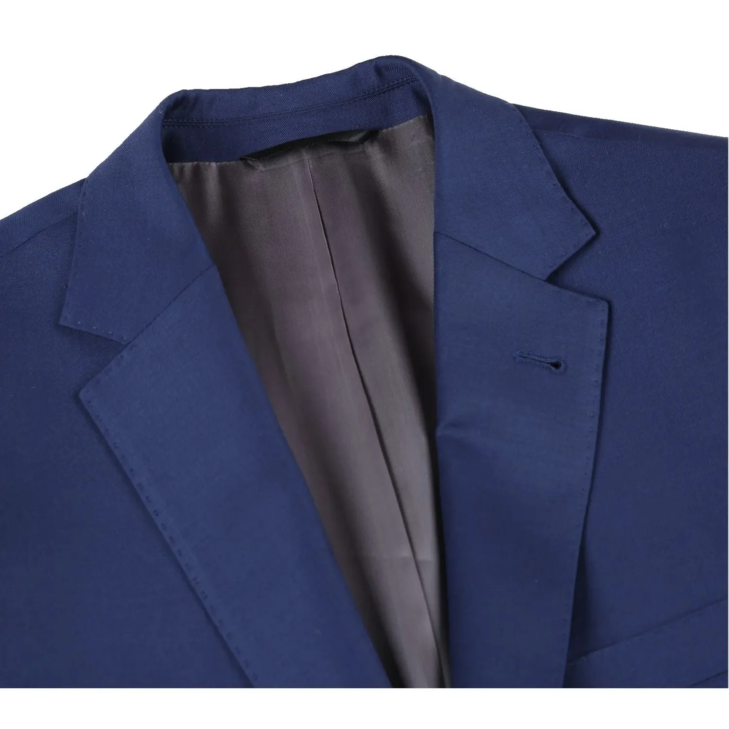 Super 150s Wool 2-Button Half-Canvas MODERN FIT Suit in Blue (Short, Regular, and Long Available) by Rivelino