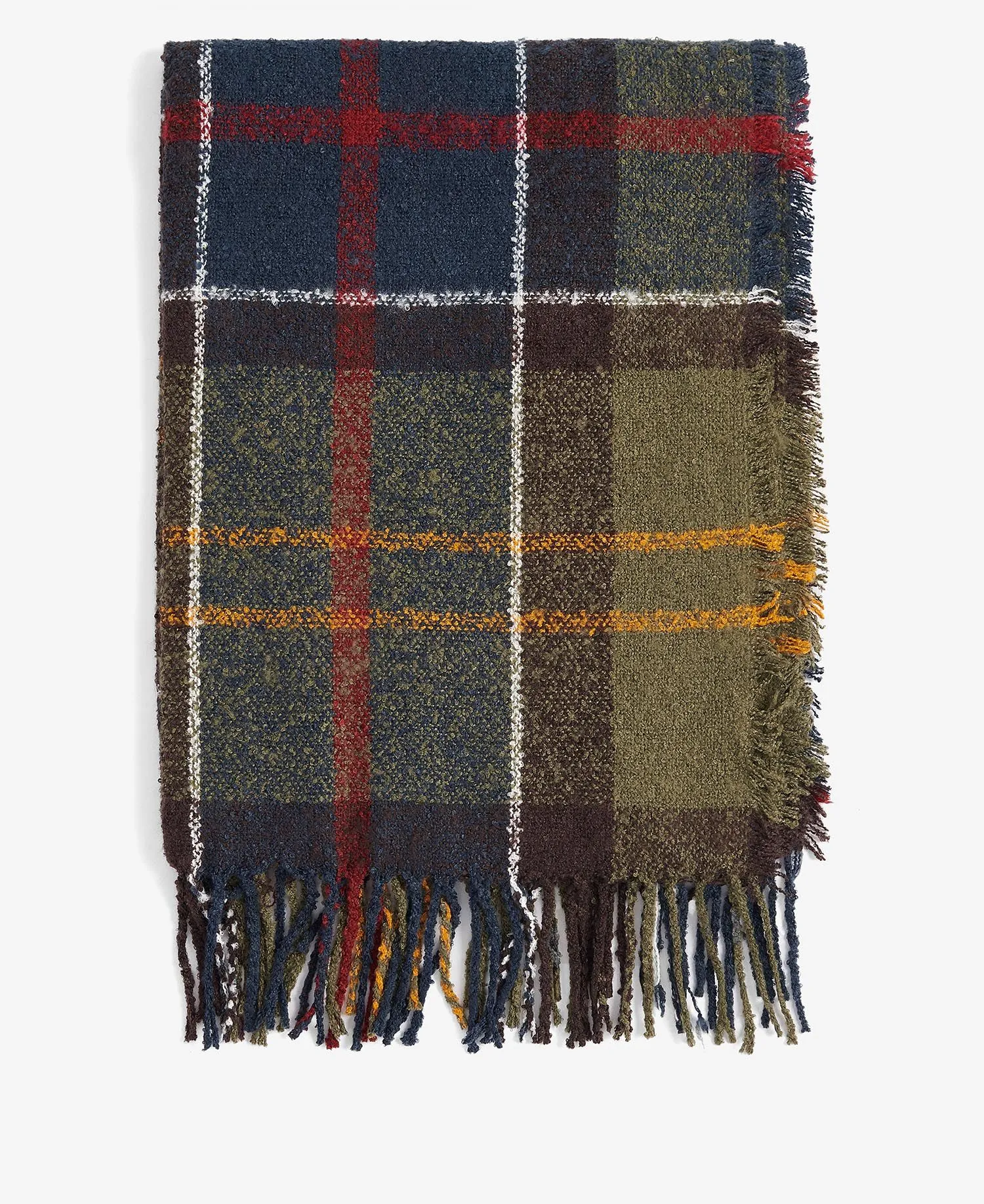  Tartan Boucle Scarf     