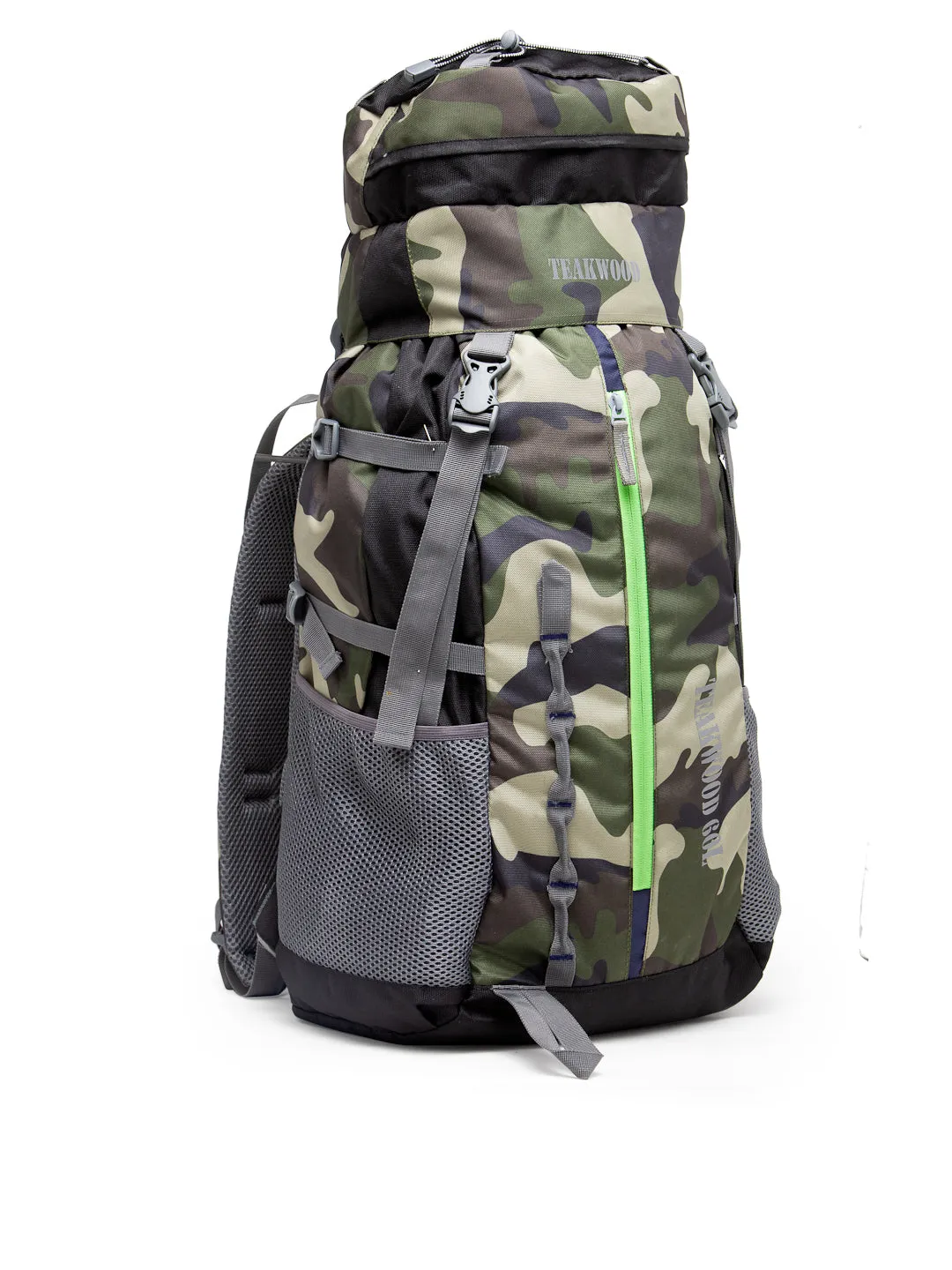 Teakwood Unisex Camouflage Print Travel Backpack with Multiple Pockets||Travel Backpack for Outdoor Sport Camp Hiking Trekking B