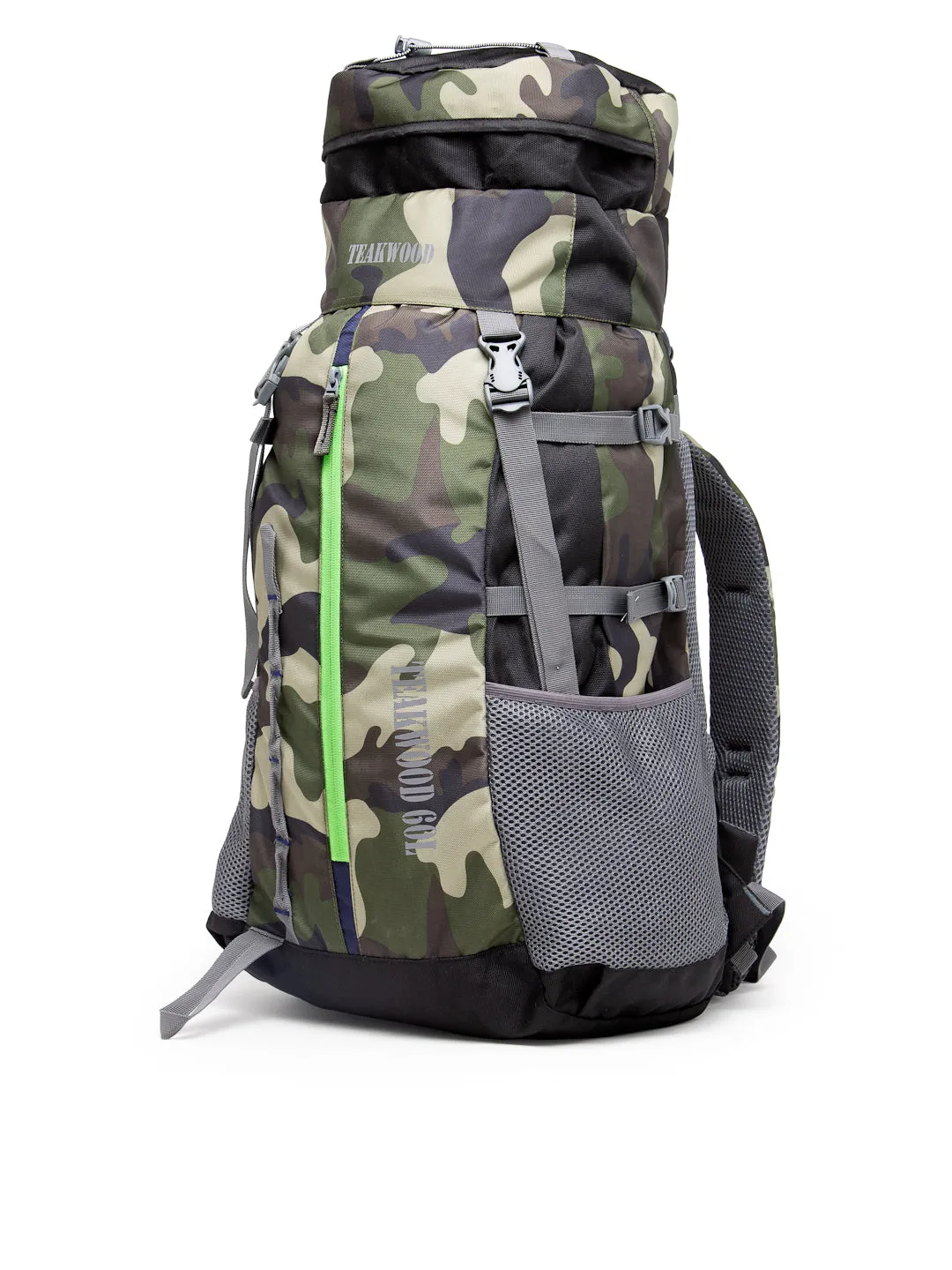 Teakwood Unisex Camouflage Print Travel Backpack with Multiple Pockets||Travel Backpack for Outdoor Sport Camp Hiking Trekking B