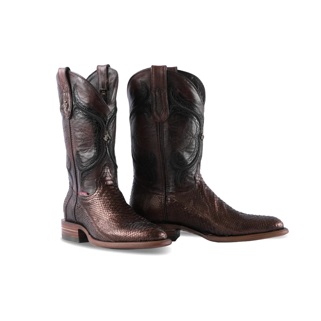 Texas Country Exotic Boot Python Paris Tacoma Toe PN101