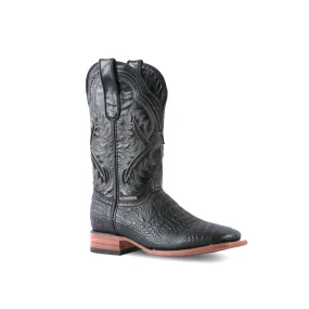 Texas Country Western Boot Belly Black E423