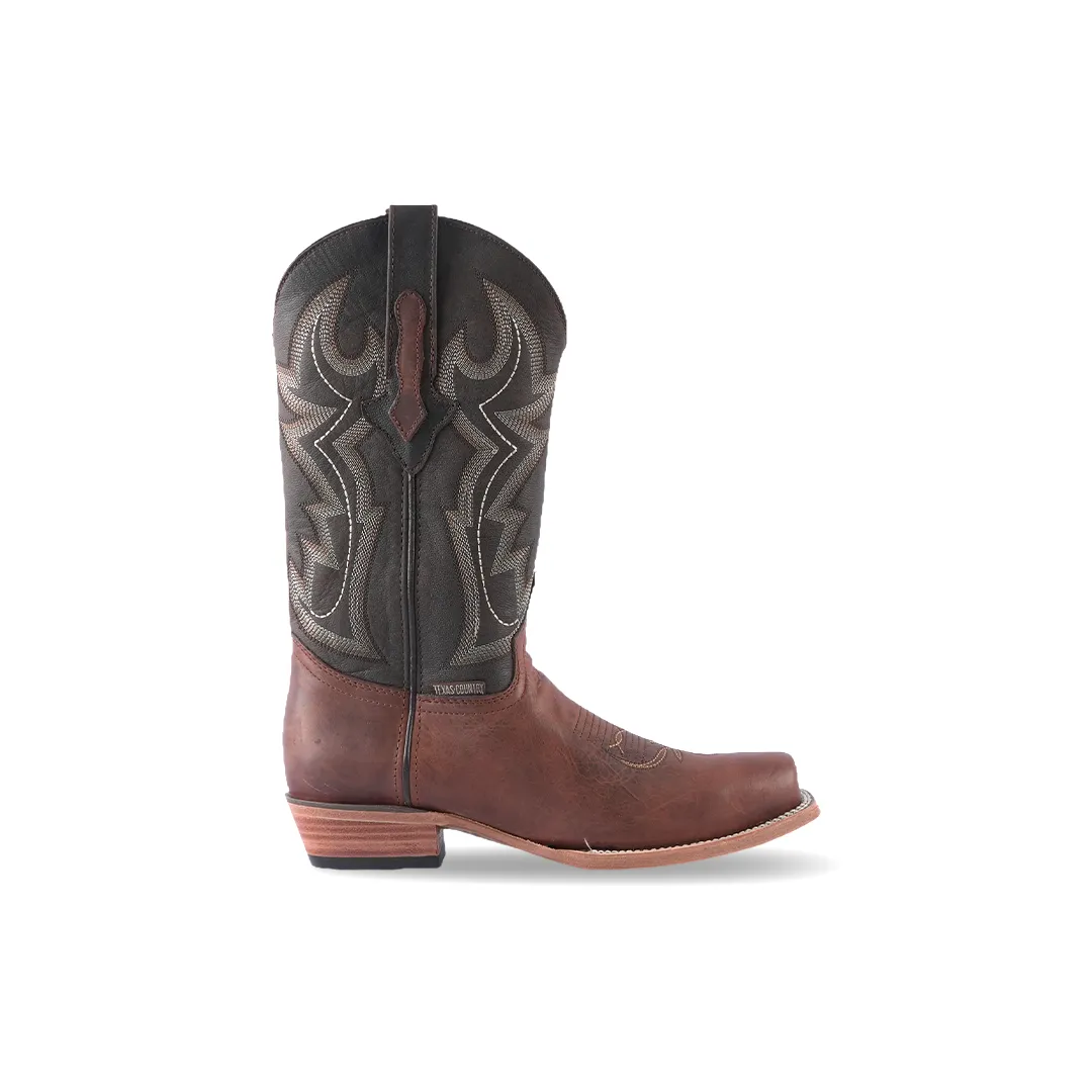 Texas Country Western Boot Fresno Cognac NS E906