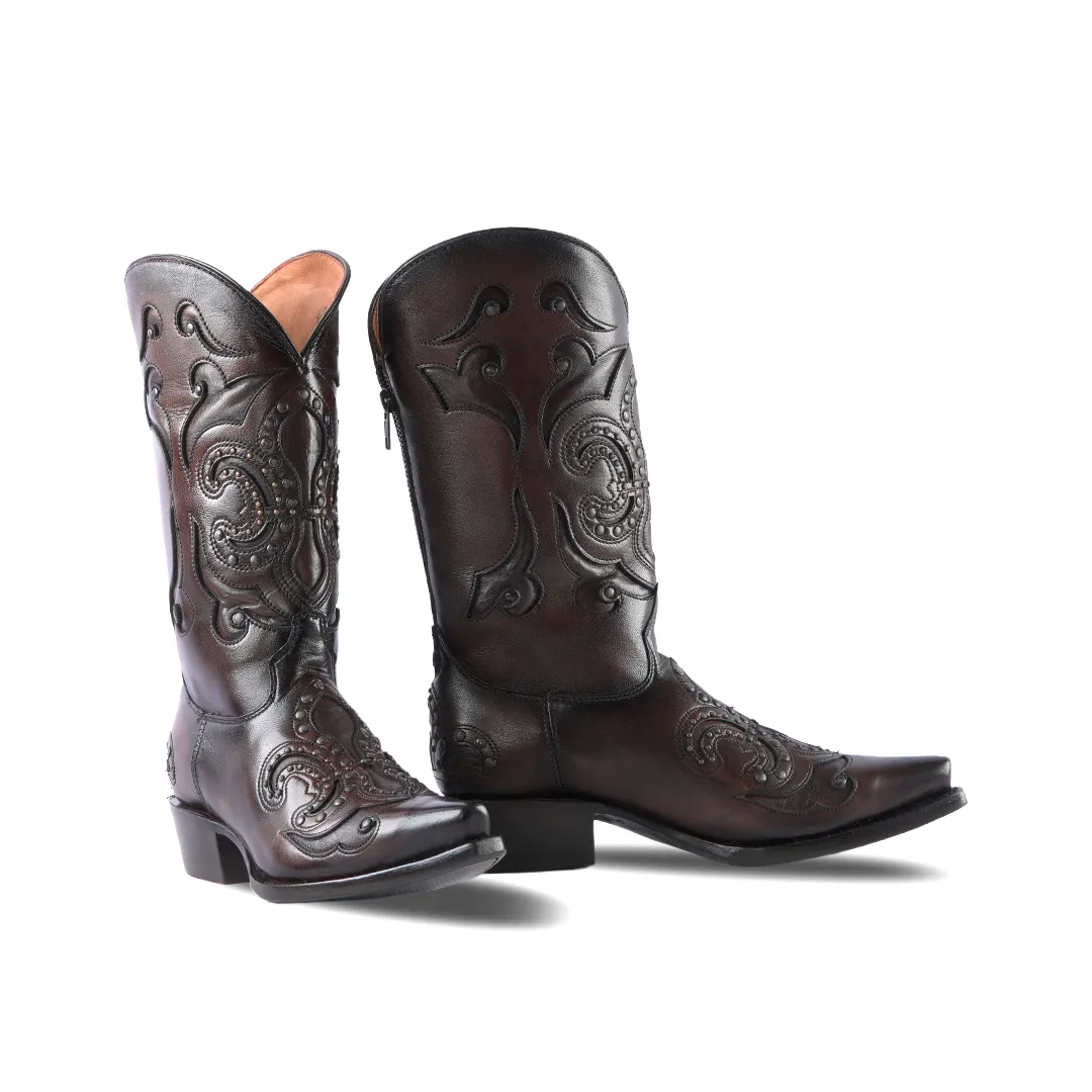 Texas Country Women's Western Boot Bora Retro Toe E783