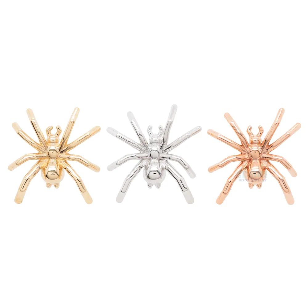 threadless: Spider Pin in Gold