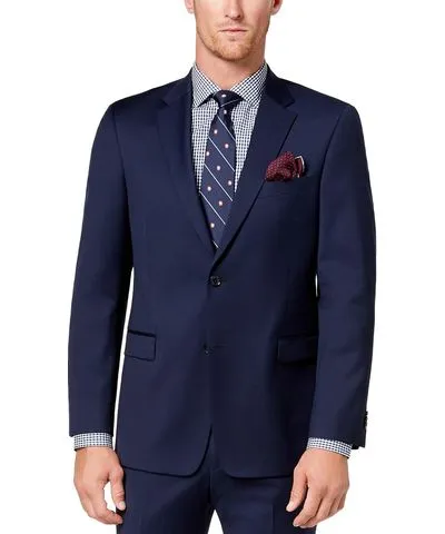 Tommy Hilfiger Mens Modern Fit Business Two-Button Blazer