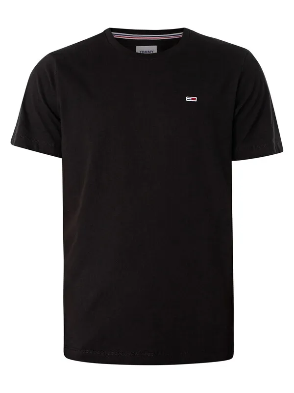 Tommy Jeans Classic Jersey T-Shirt - Black