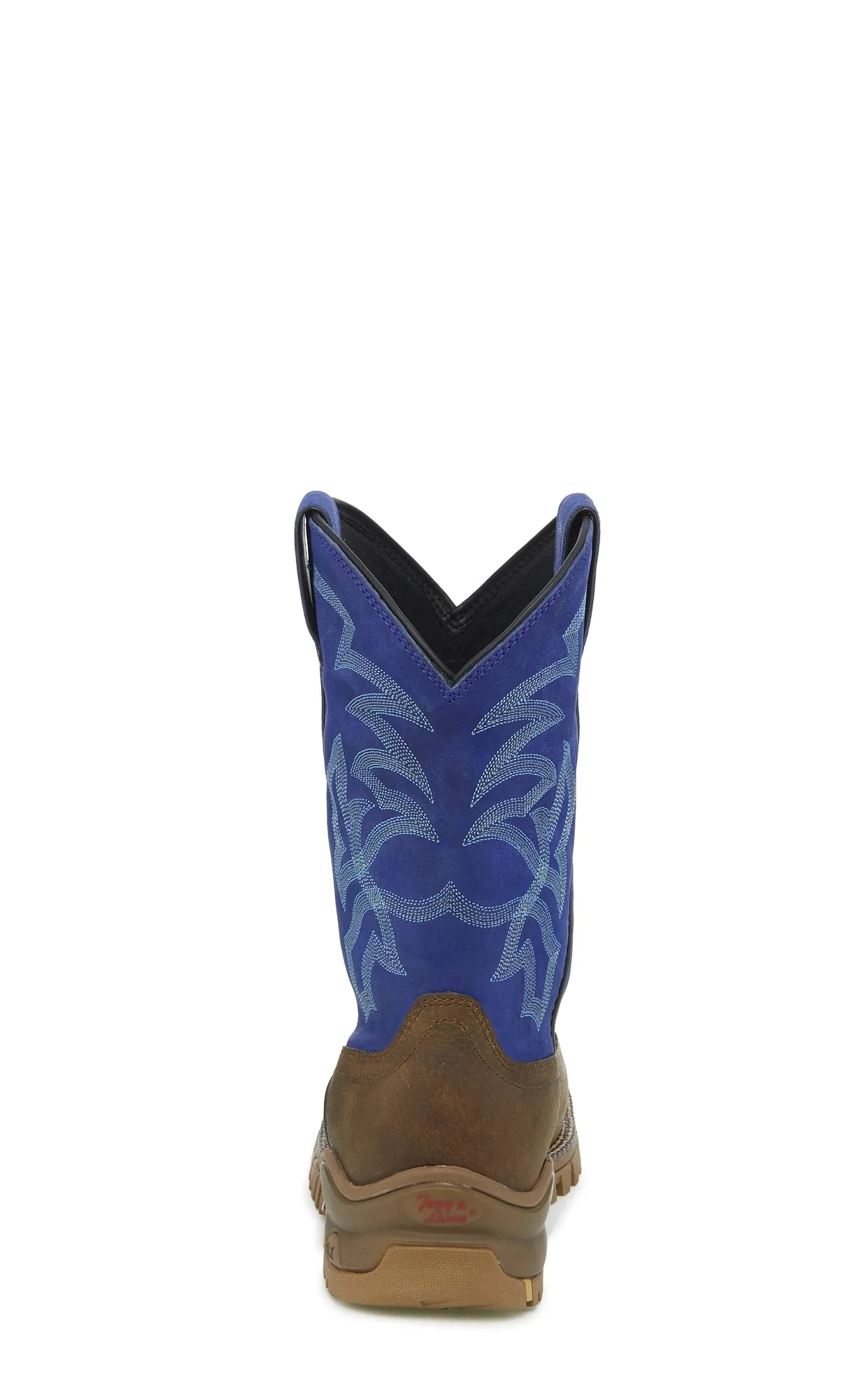 Tony Lama 11in WP ST Mens Victory Blue Roustabout Leather Work Boots