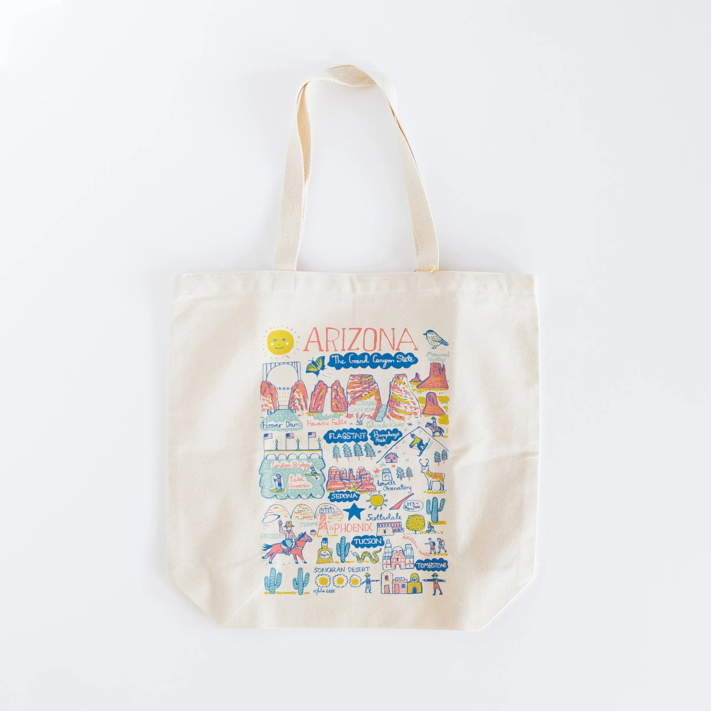 Tote Bag, Arizona Map