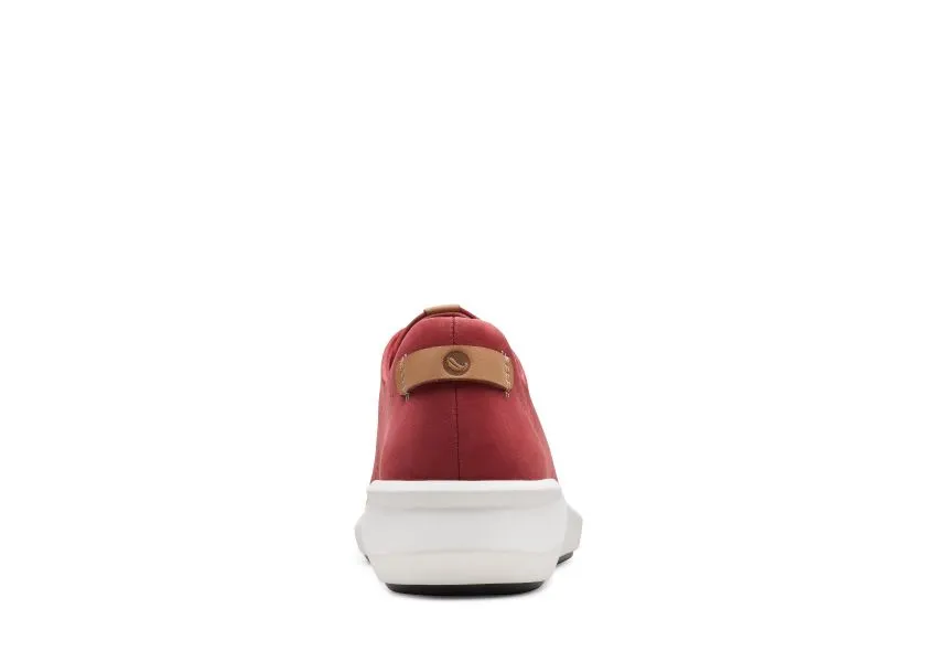 Un Rio Tie Red Nubuck Leather Sneaker