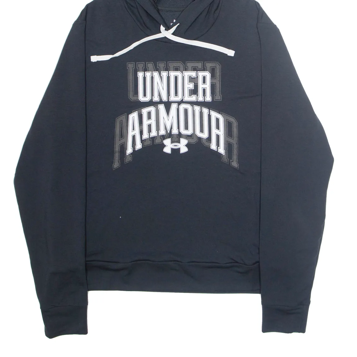 UNDER ARMOUR Mens Black Hoodie L