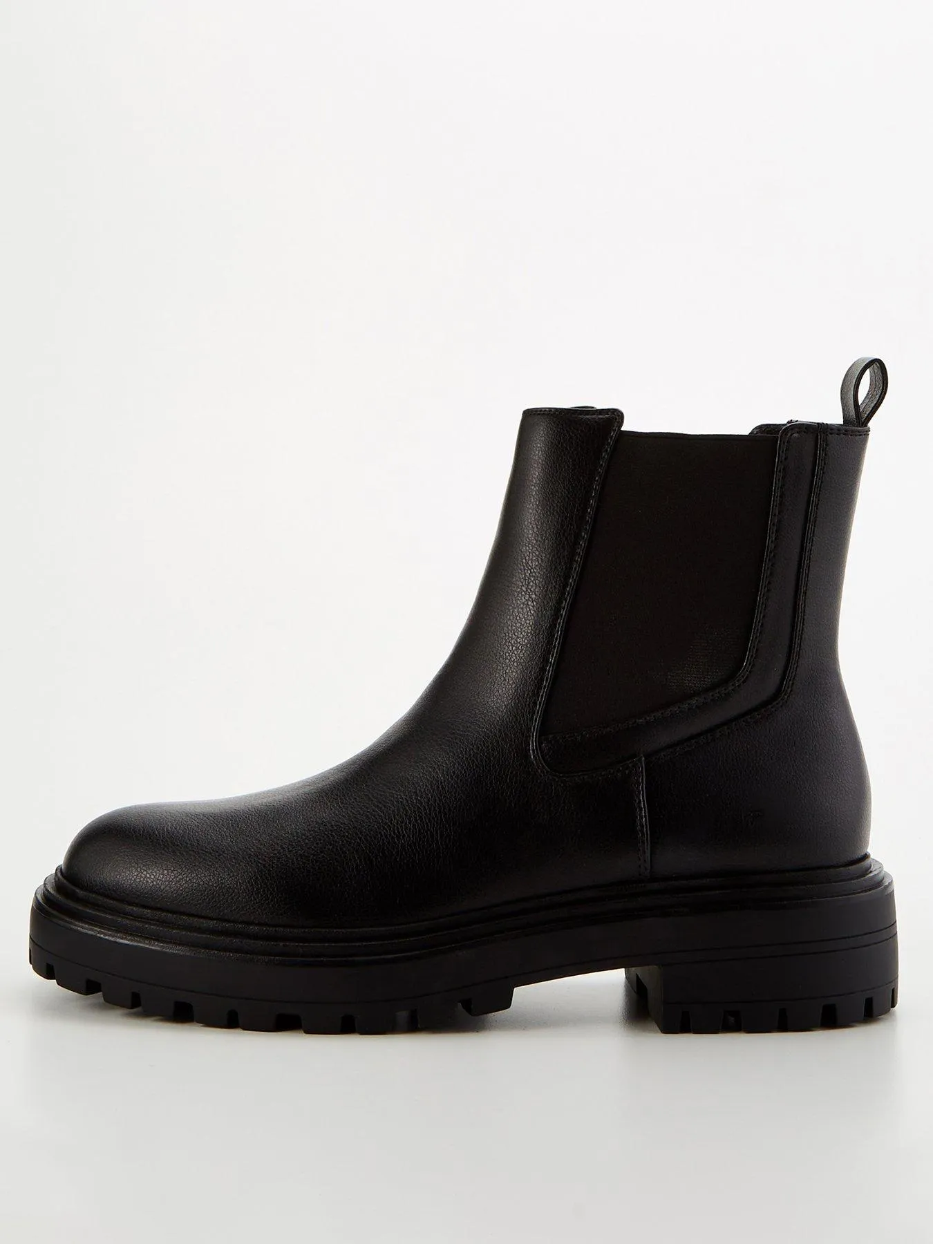 V by Very Chunky Chelsea Boot - Black