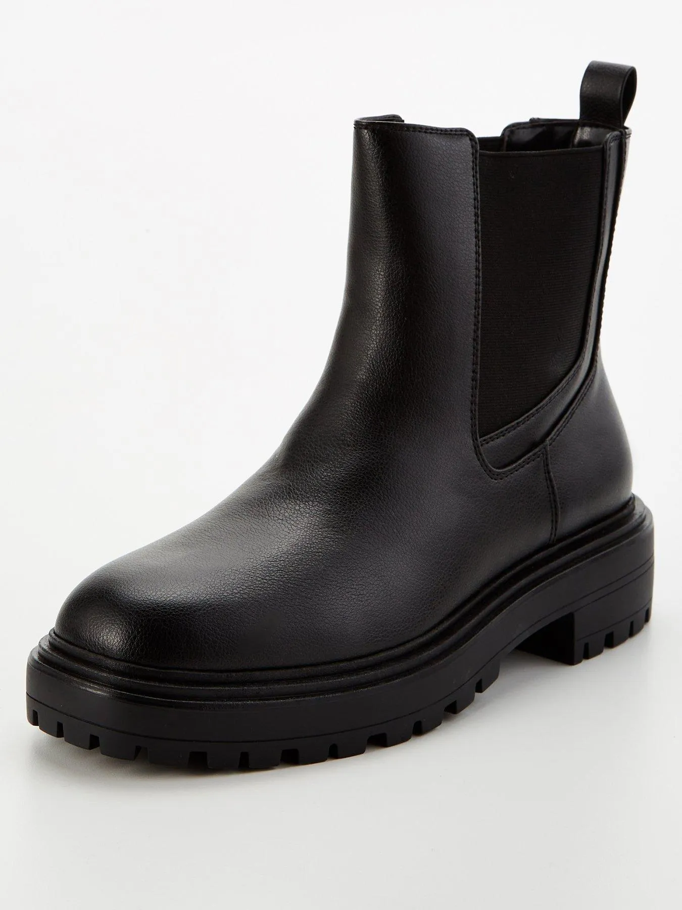 V by Very Chunky Chelsea Boot - Black