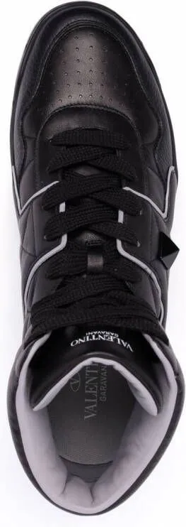 Valentino Garavani One Stud high-top sneakers Black