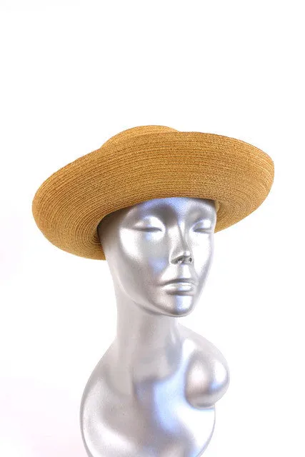 Vintage HATTIE CARNEGIE Straw Hat